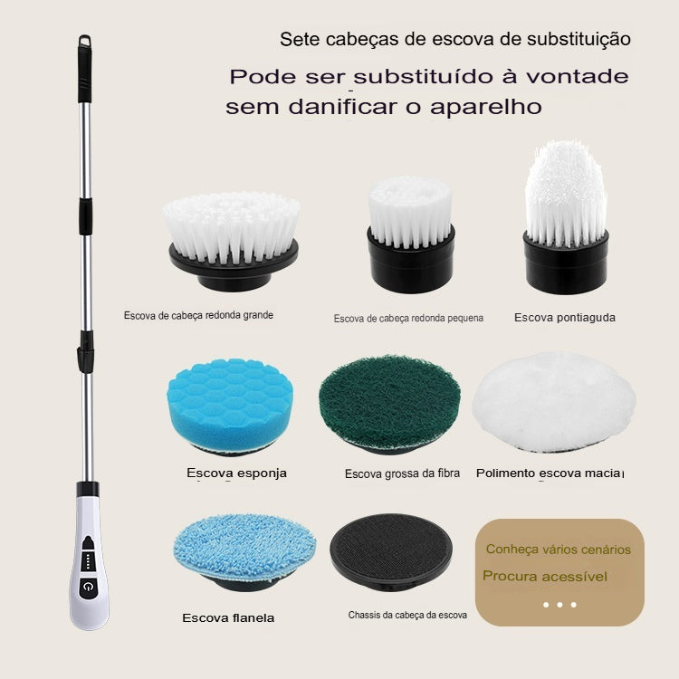 Mop elétrico de limpeza sem fio inteligente